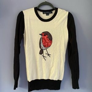 Whimsy bird sweater